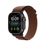Apple Watch Ultra 4 GPS + Cellular 49mm Black Titanium Case with Burgundy Alpine Loop - M - Burgundy