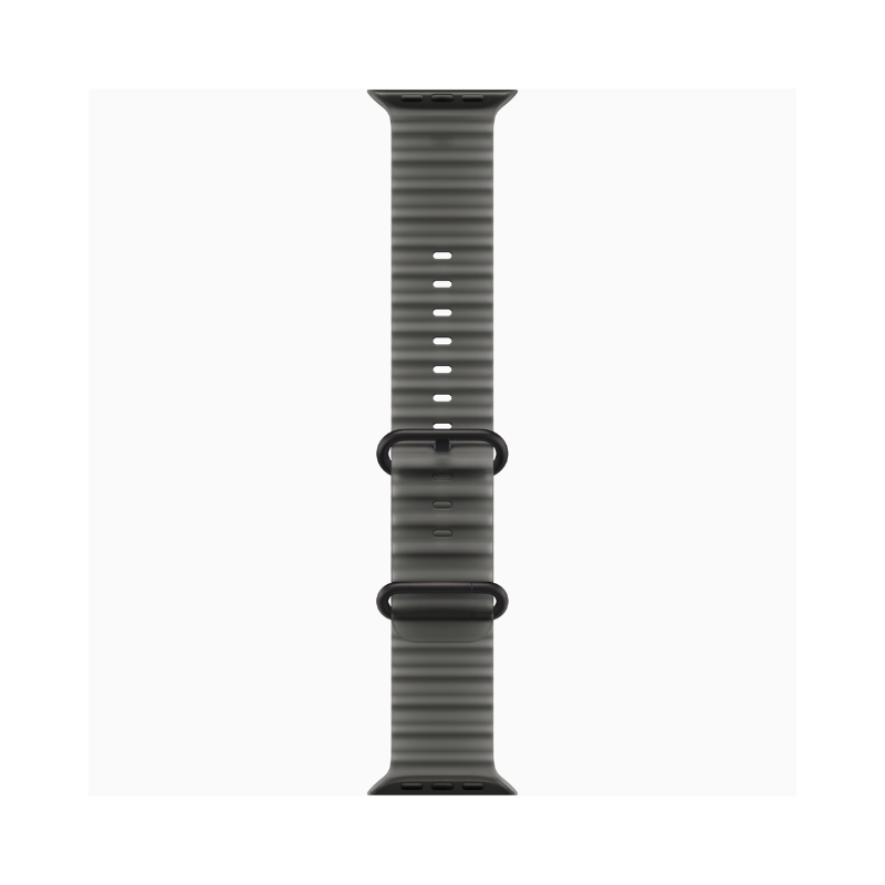 Apple Watch Ultra 4 GPS + Cellular 49mm Black Titanium Case with Translucent Black Ocean Band - Black