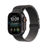 Apple Watch Ultra 4 GPS + Cellular 49mm Black Titanium Case with Black Titanium Milanese Loop - L