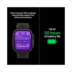 Apple Watch Ultra 4 GPS + Cellular 49mm Natural Titanium Case with Sand Trail Loop - M/L - Sand