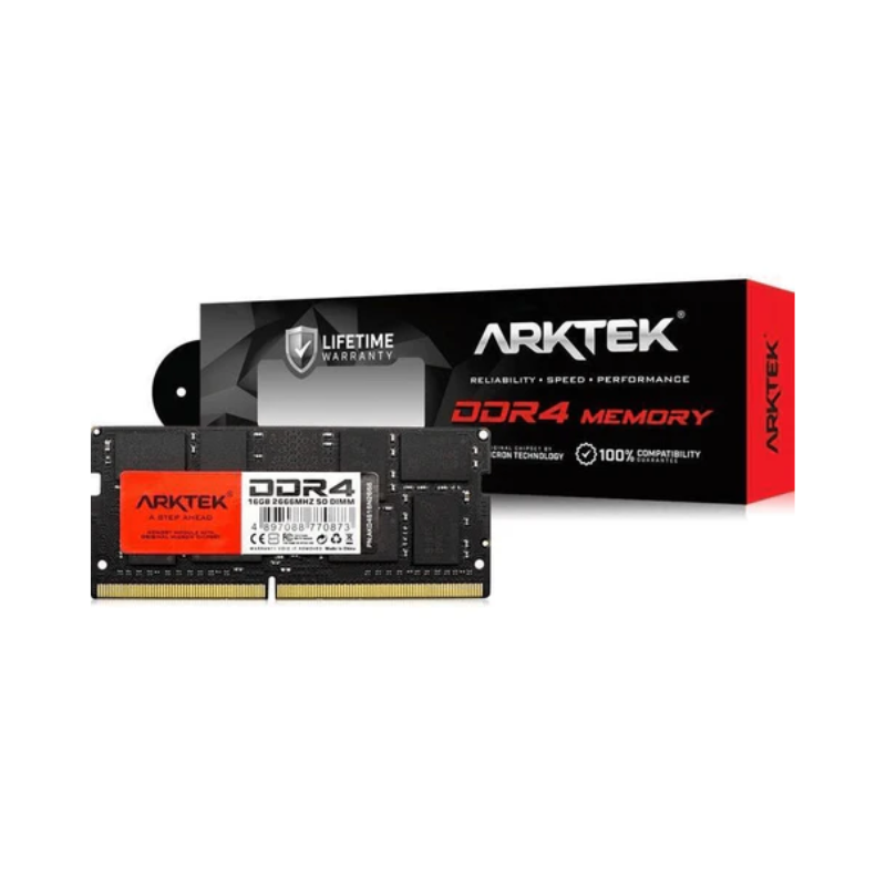 Arktek Memory16GB DDR4 PC-2666 SO-DIMM RAM Module for Notebook