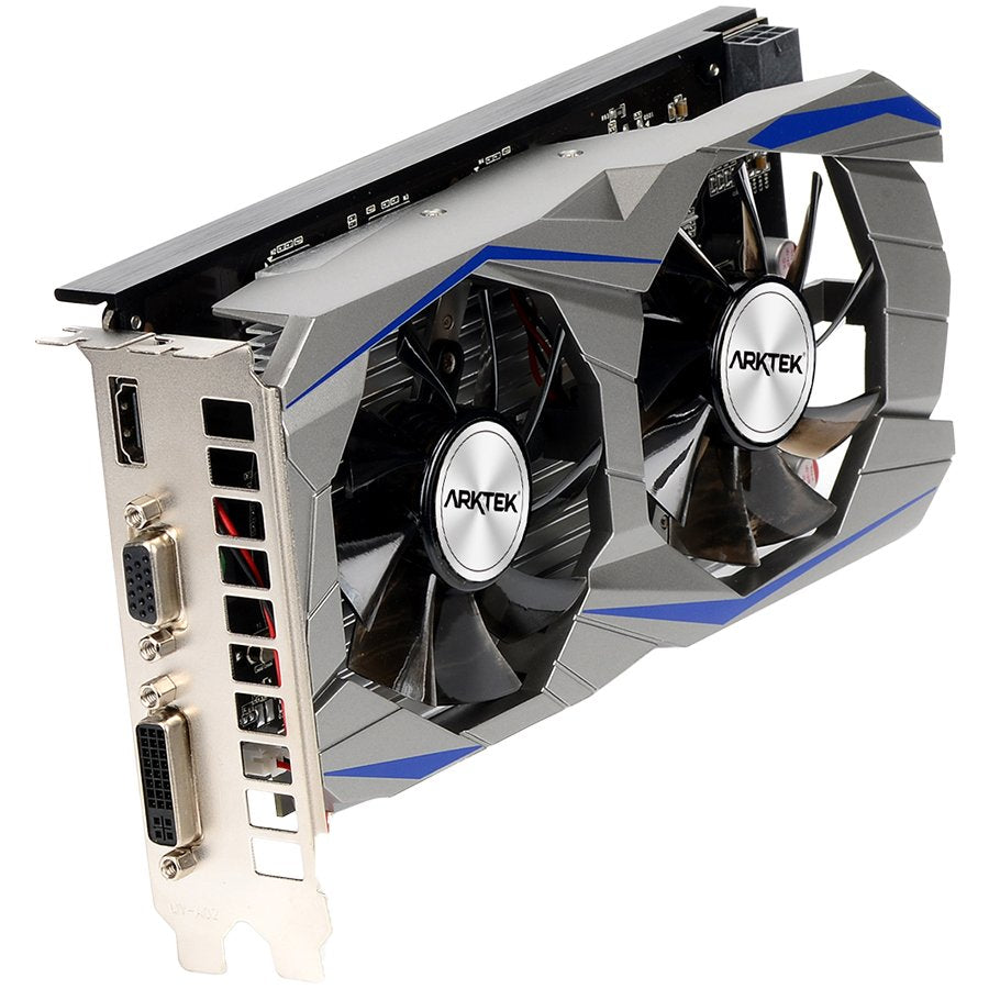 Arktek Nvidia GT750Ti 2GB GDDR5 128-bit HDMI / DVI / VGA Graphics Card - Black
