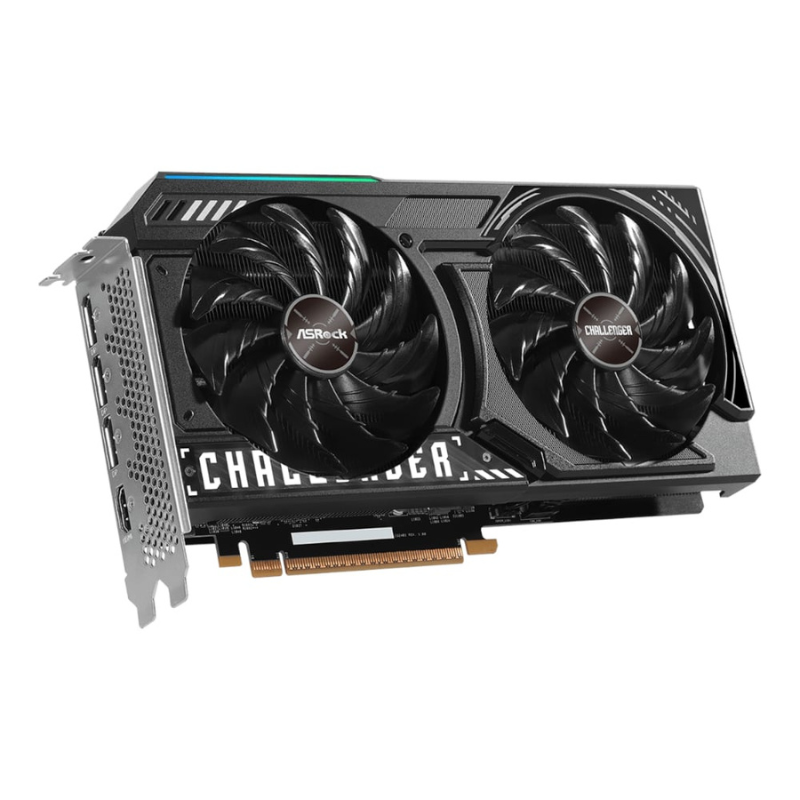 ASRock Intel Arc B570 Challenger OC 10GB GDDR6 160-BIT Graphics Card - Black