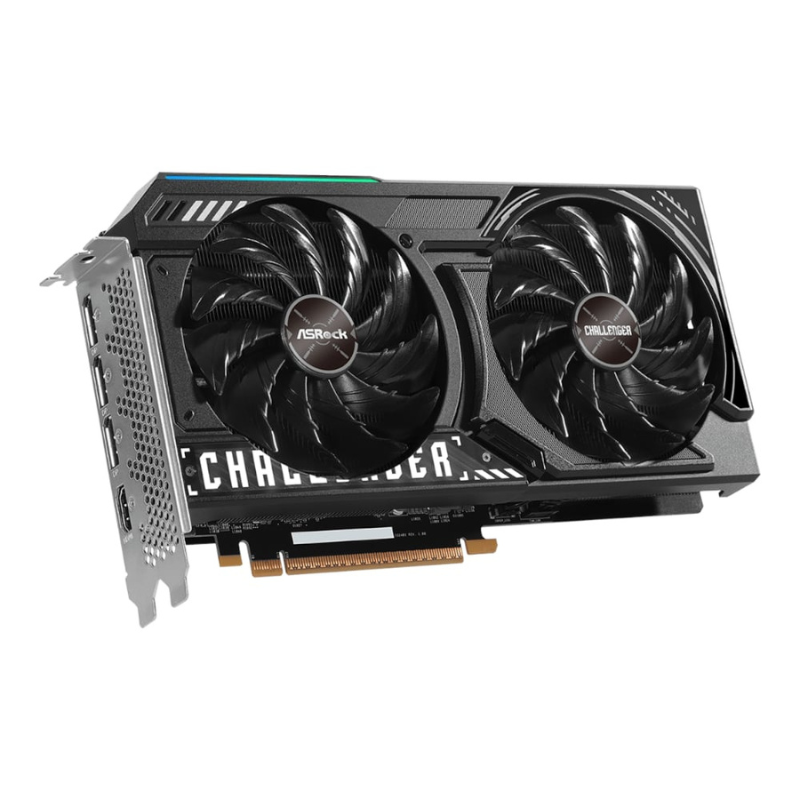 ASRock Intel Arc B580 Challenger OC 12GB GDDR6 192-BIT Graphics Card - Black