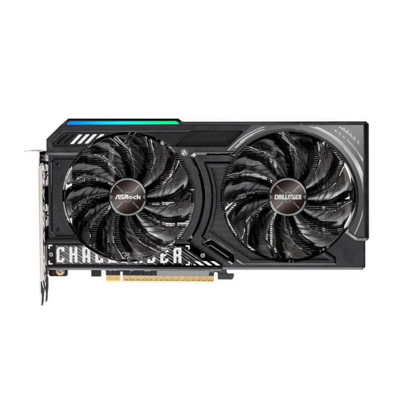 ASRock Radeon RX 9060 XT Challenger 16GB OC Graphics Card (RDNA 4 PCIe 5.0) - Black