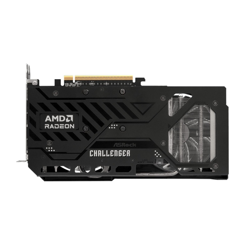 ASRock Radeon RX 9060 XT Challenger 16GB OC Graphics Card (RDNA 4 PCIe 5.0) - Black
