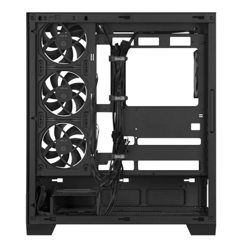 Asus A31 PLUS Mid Tower ATX Chassis - Black - Black
