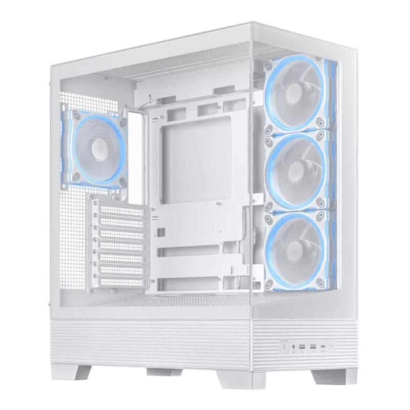 Asus A31 PLUS Mid Tower ATX Chassis - White - White