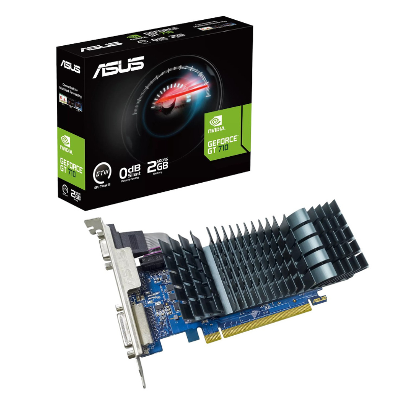 Asus GeForce GT 710 2GB GDDR5 EVO Graphics Card - Blue