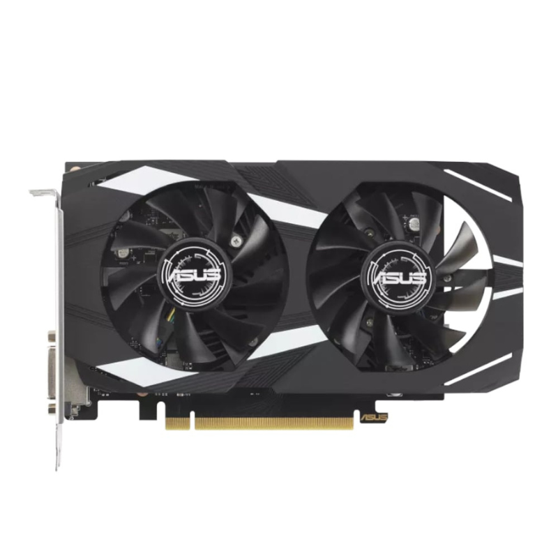 Asus Nvidia GeForce RTX 3050 Dual OC 6G Graphic Card - Black/White