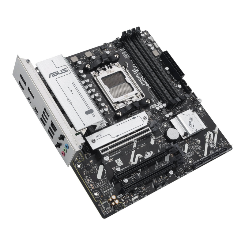 Asus Prime B840M-A WIFI M-ATX Gaming Motherboard - Black/Grey
