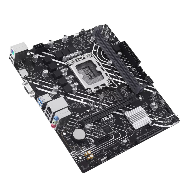 Asus Prime H610M-K ARGB Intel LGA1700 M-ATX Motherboard - Black