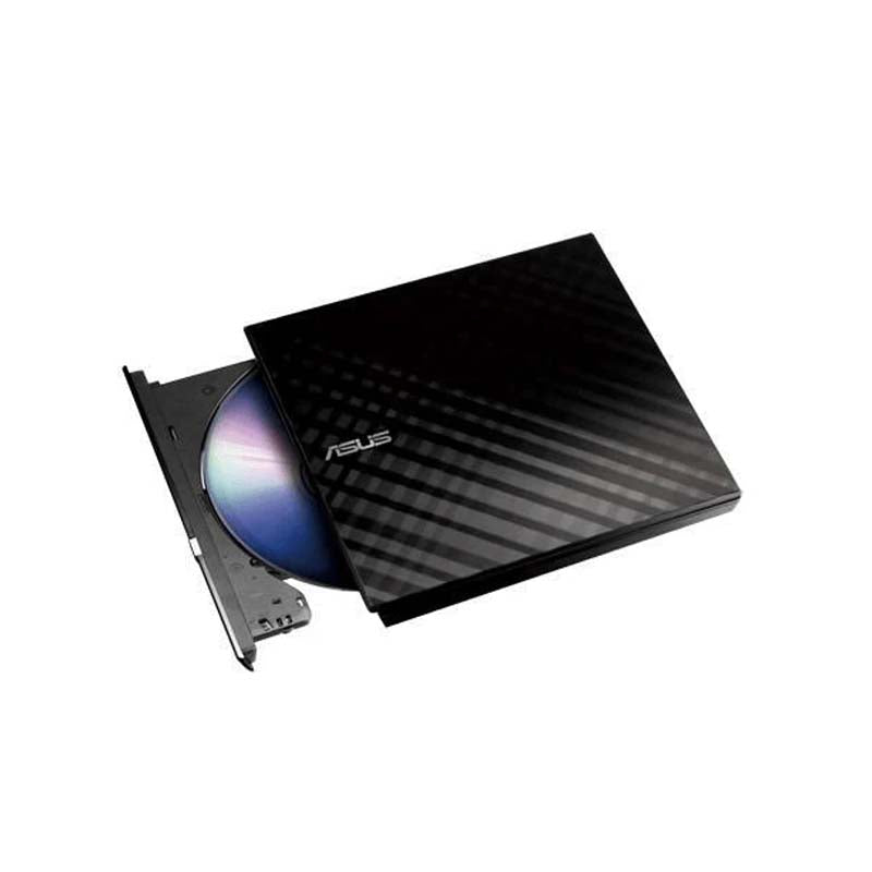 Asus SDRW 08D2S U Lite External Slim DVD Drive - Black - Black