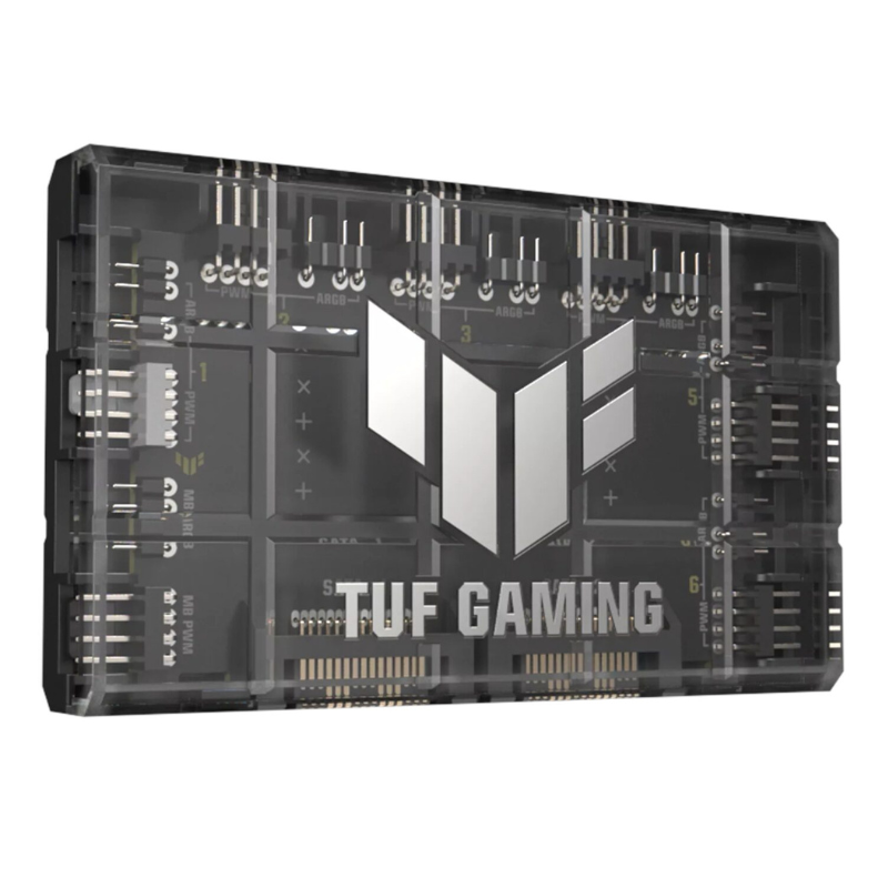 Asus TUF Gaming ARGB PWM Fan Hub - Black