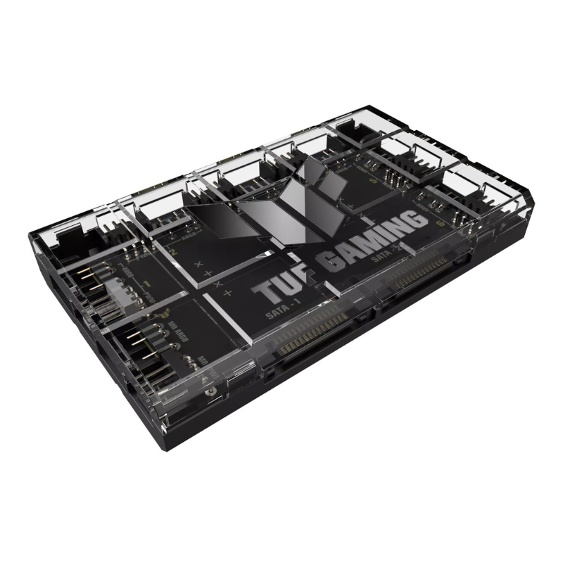 Asus TUF Gaming ARGB PWM Fan Hub - Black