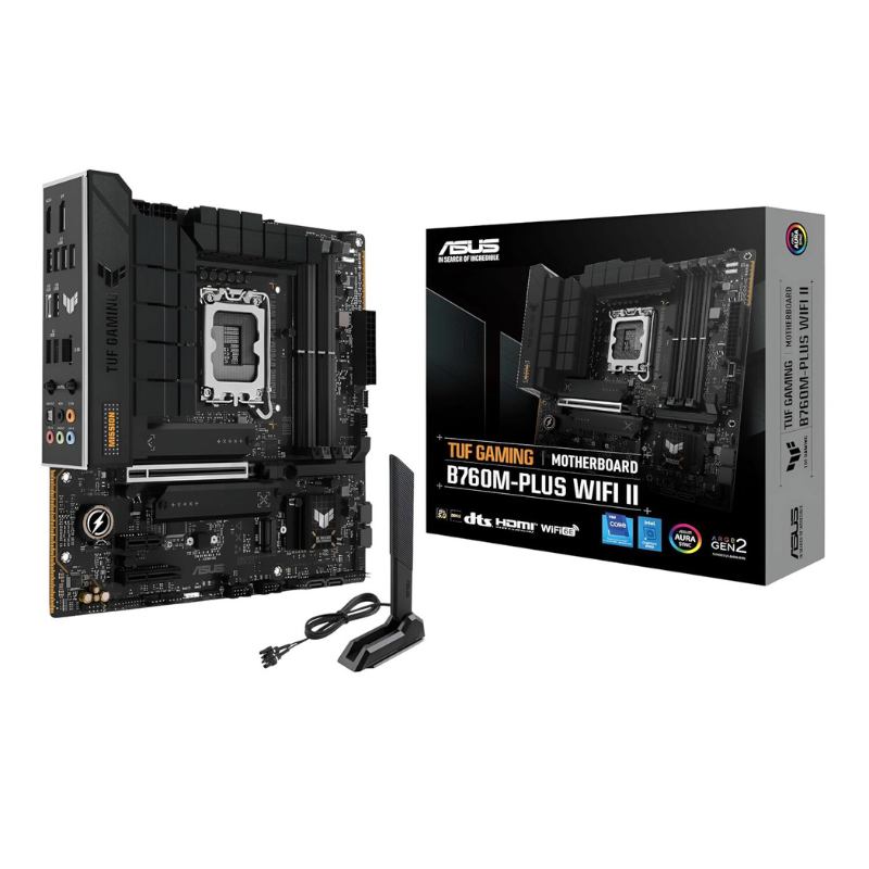 Asus TUF Gaming B760M-PLUS WIFI II - mATX Motherboard - Black