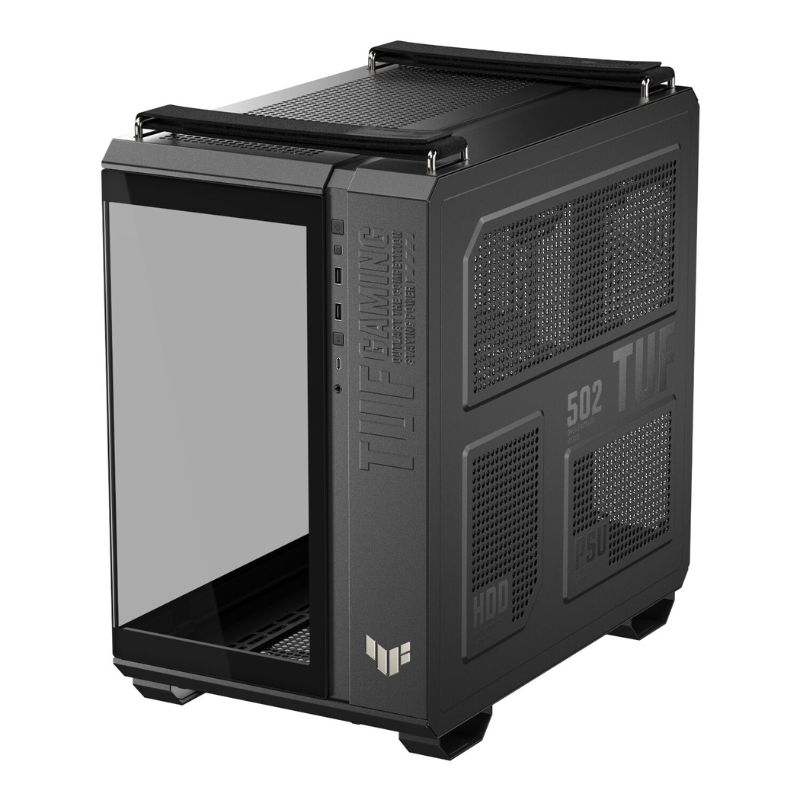 Asus TUF Gaming GT502 Horizon Mid Tower Chassis - Black - Black