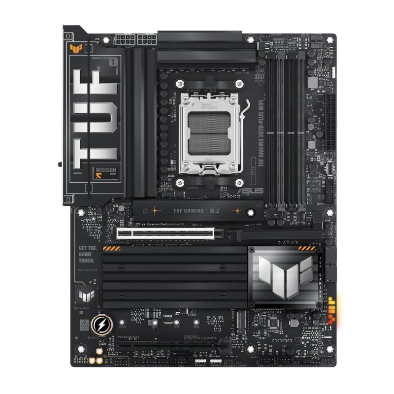 Asus TUF Gaming X870-PLUS WIFI AMD AM5 ATX Gaming Motherboard - Black