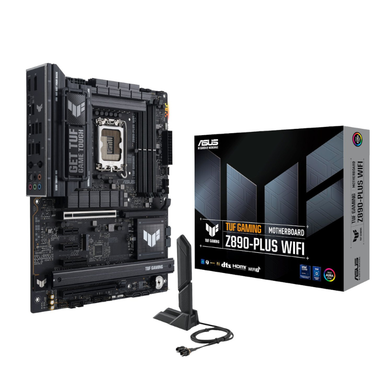 Asus TUF Gaming Z890-PLUS WIFI Intel LGA1851 ATX Gaming Motherboard - Black