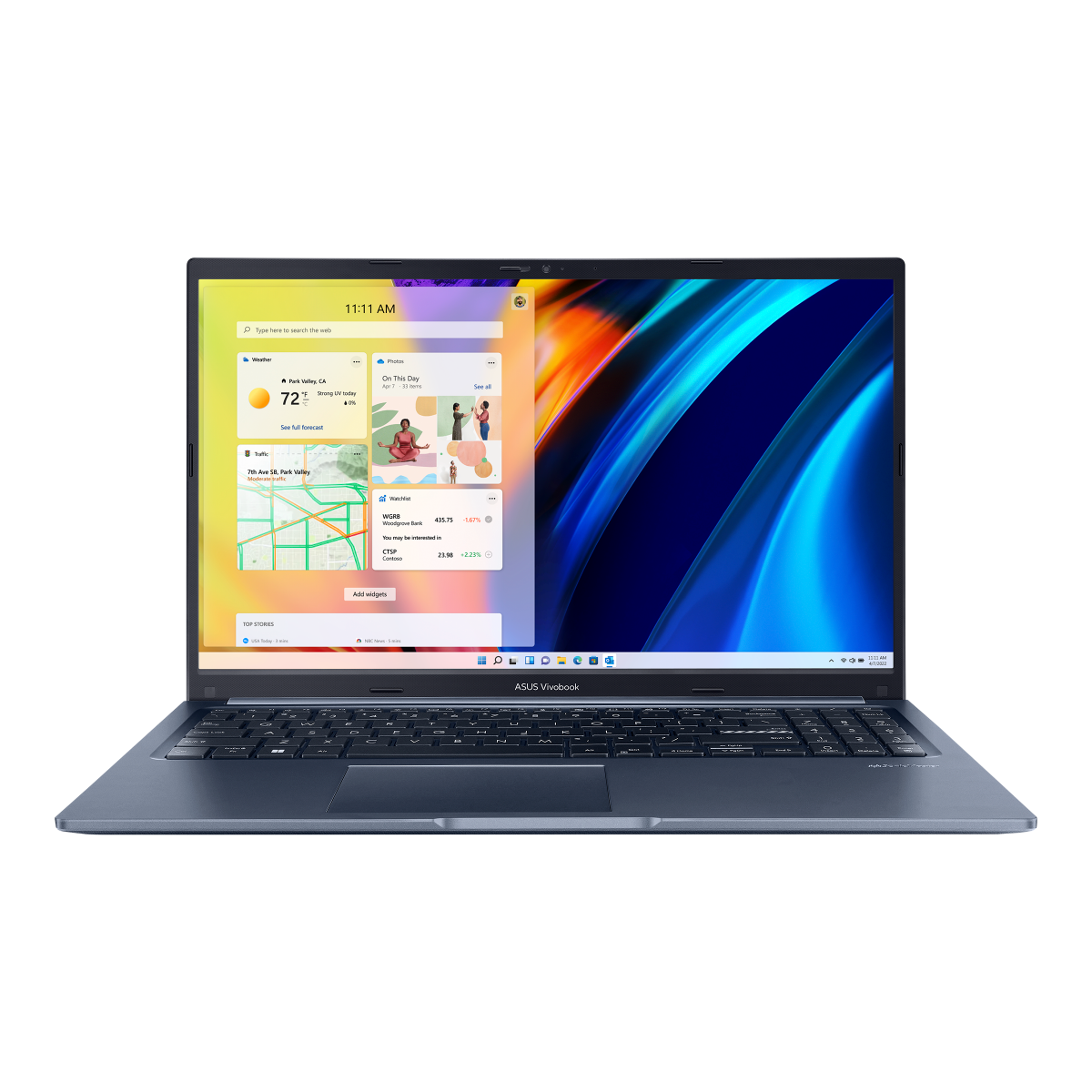 Asus Vivobook 15 8GB RAM 256GB SSD 14 Inch FHD Windows 10 Home - Silver - Silver