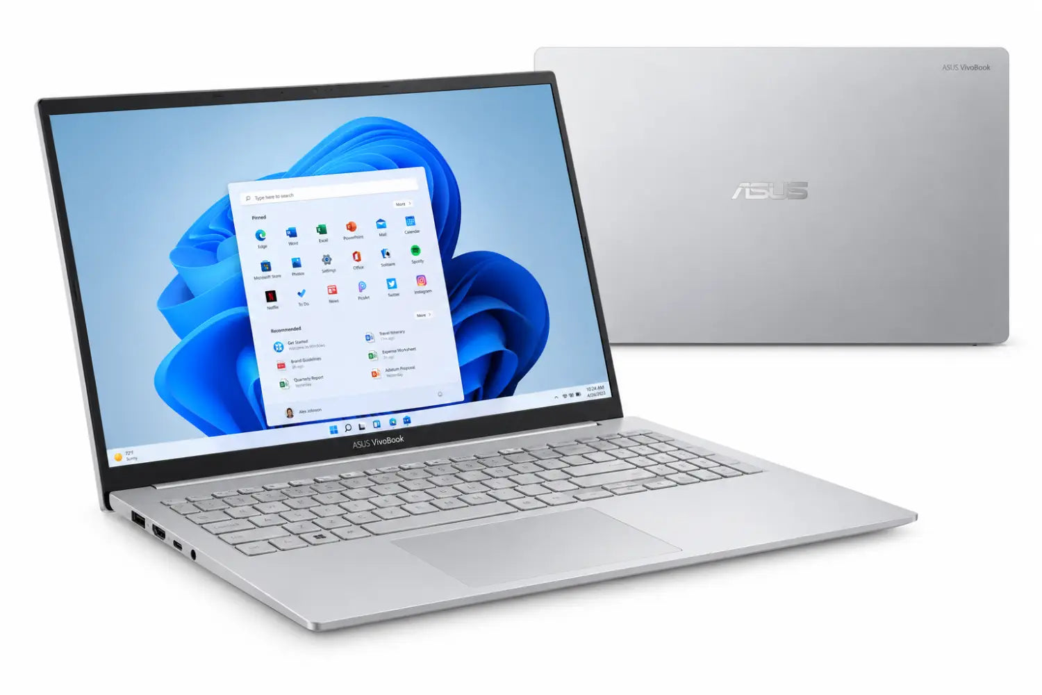 ASUS Vivobook 16 Ryzen 5 3501U 16GB RAM 512GB SSD 16-inch WUXGA IPS Windows 11 Home Silver Laptop – X1652DA-516512S0W