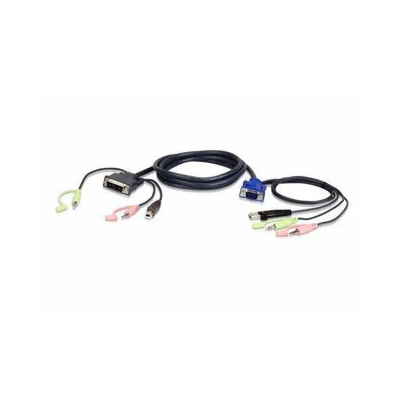 Aten 3m USB VGA to DVI-A KVM Cable with Audio