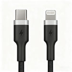 BIOND Lightning To Type-C Nylon Cable 1 Metre - Black - Black