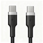 BIOND Type-C To Type-C Nylon Cable 60W 1 Metre - Black - Black