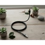 BIOND Type-C To Type-C Nylon Cable 60W 1 Metre - Black - Black