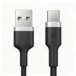 BIOND USB To Type-C Nylon Cable 1 Metre - Black - Black
