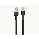 BIOND USB To Type-C Nylon Cable 1 Metre - Black - Black