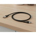 BIOND USB To Type-C Nylon Cable 1 Metre - Black - Black
