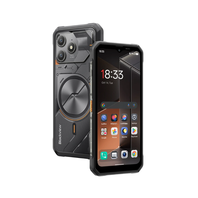 Blackview Fort 100 Rugged Phone 128GB - Black - Black