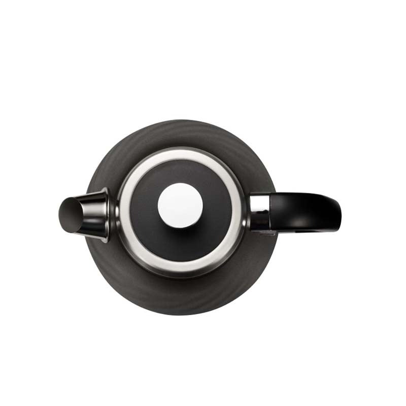 Boden Stark 1.7L Stainless Steel Kettle - Charcoal - Grey