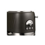 Boden Stark 2 Slice Stainless Steel Toaster - Charcoal - Grey