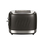 Boden Stark 2 Slice Stainless Steel Toaster - Charcoal - Grey