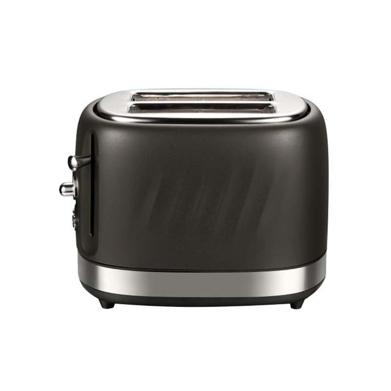 Boden Stark 2 Slice Stainless Steel Toaster - Charcoal - Grey
