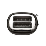 Boden Stark 2 Slice Stainless Steel Toaster - Charcoal - Grey