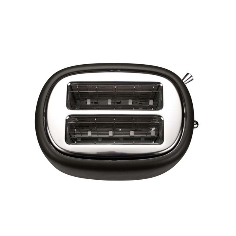 Boden Stark 2 Slice Stainless Steel Toaster - Charcoal - Grey