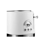 Boden Stark 2 Slice Stainless Steel Toaster - White - White
