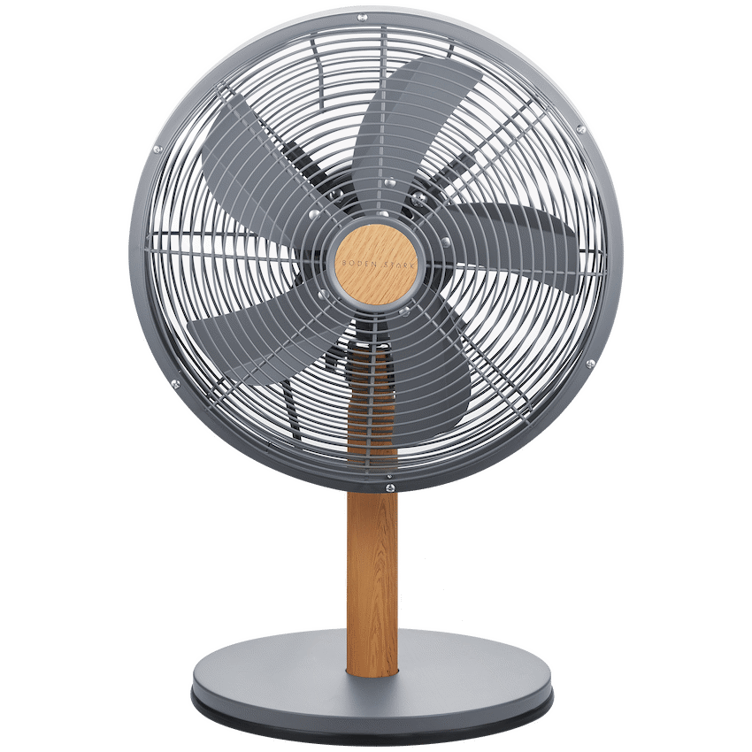 Boden Stark 30cm Oscillating Desk Fan with 3 Speeds - Kitchen and Home