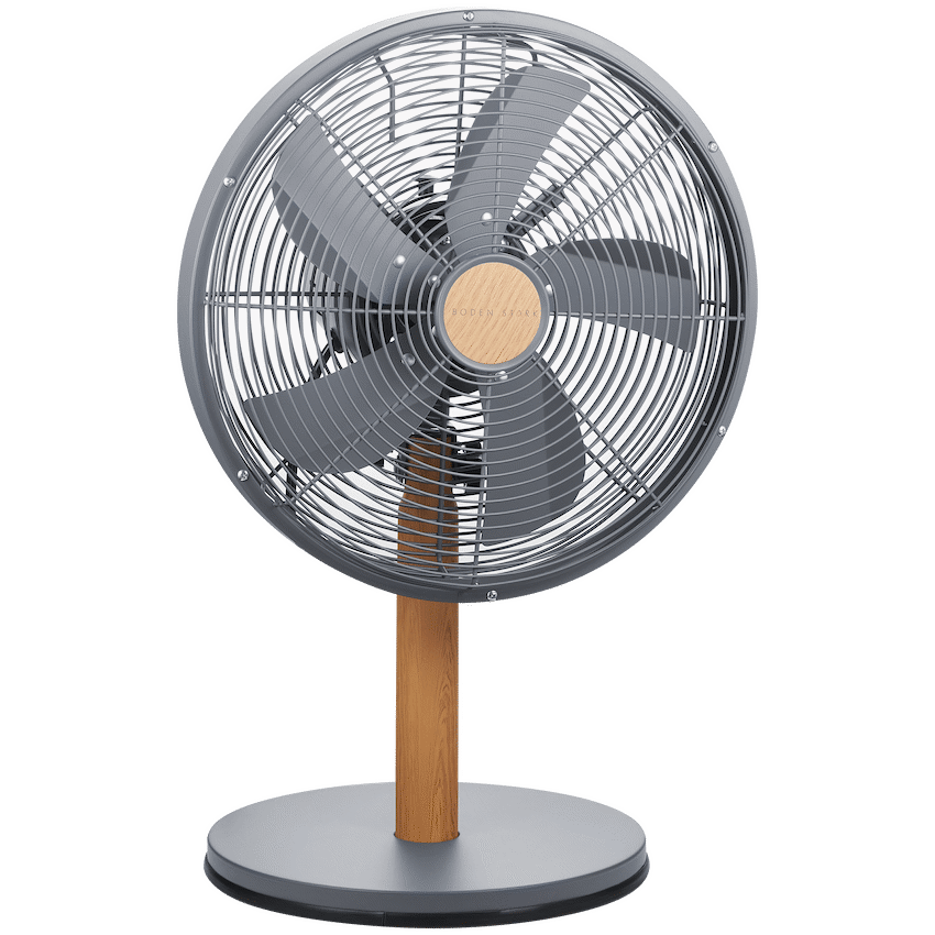 Boden Stark 30cm Oscillating Desk Fan with 3 Speeds - Kitchen and Home