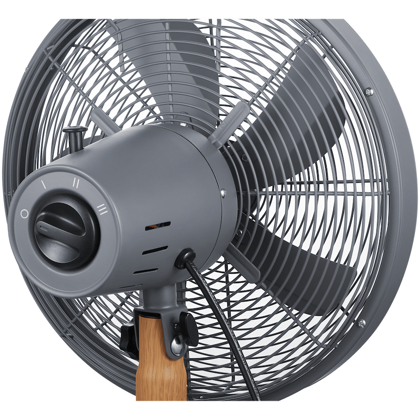 Boden Stark 30cm Oscillating Desk Fan with 3 Speeds - Kitchen and Home