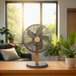 Boden Stark 30cm Oscillating Desk Fan with 3 Speeds - Kitchen and Home