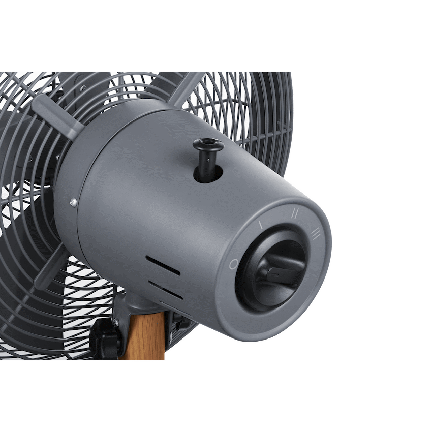 Boden Stark 40cm Stand Fan 50W 5 Blades Adjustable Height - Grey - Kitchen and Home