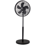 Boden Stark 45cm Stand Fan - Black - Black - Kitchen and Home