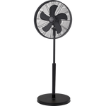 Boden Stark 45cm Stand Fan - Black - Black - Kitchen and Home