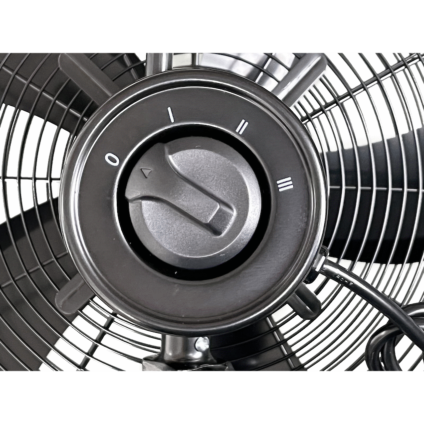 Boden Stark 45cm Stand Fan - Black - Black - Kitchen and Home