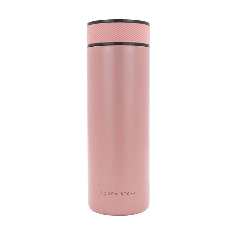 Boden Stark 650ml Travel Flask - Pastel Pink - Pink
