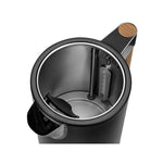 Boden Stark Anson Collection 1.7L 2000W Stainless Steel Kettle - Black - Black